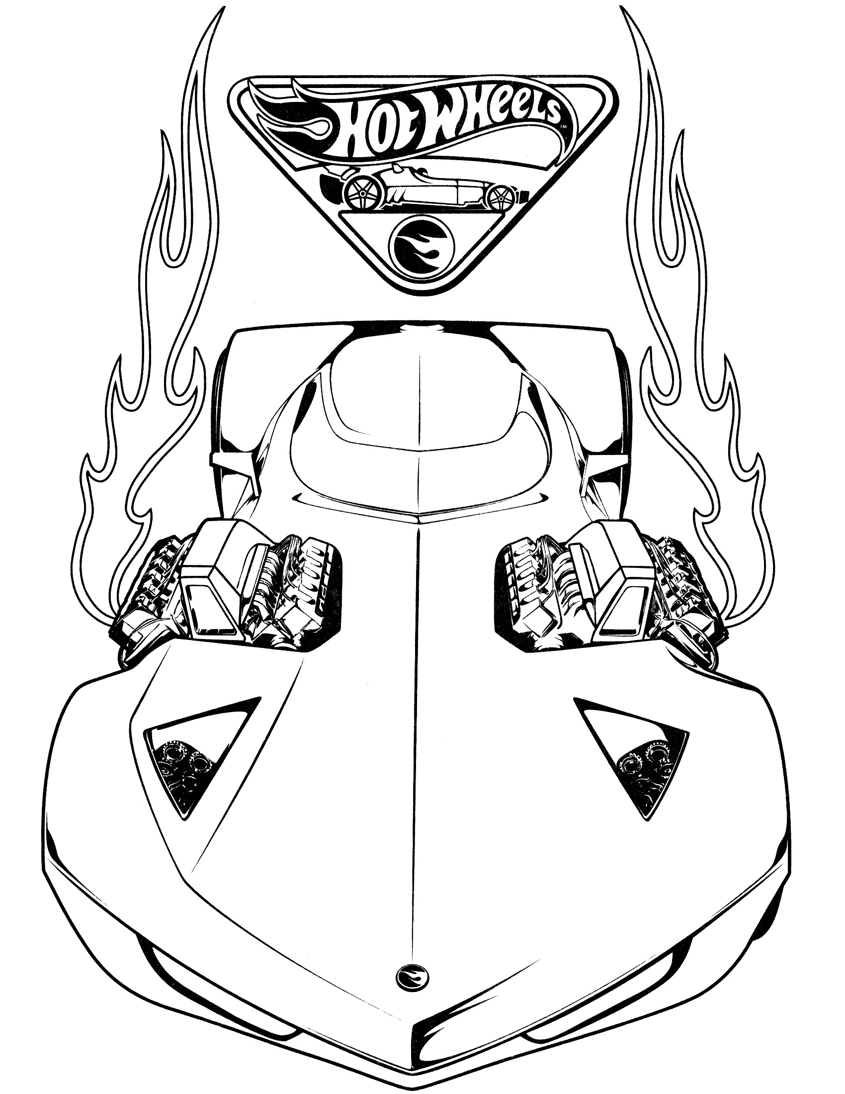 1700x2200 Best Of Coloring Pages Hot Wheels