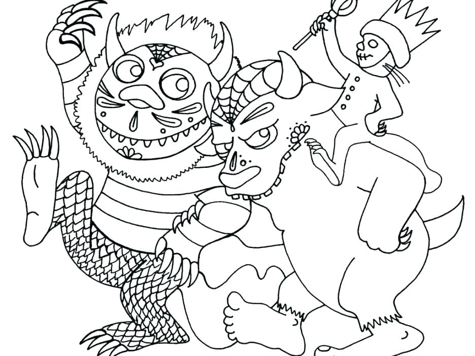 936x702 Where The Wild Things Are Coloring Page Kipper Coloring Pages Full