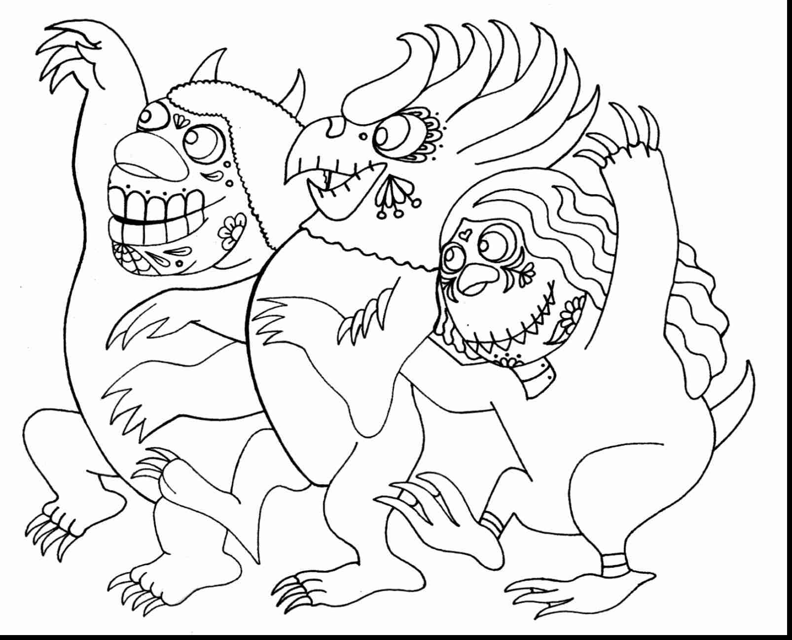 1606x1298 Where The Wild Things Are Coloring Pages Linefa Me Extraordinary