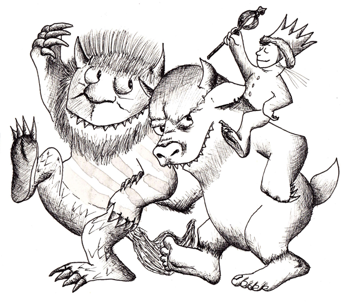700x615 43 Where The Wild Things Are Coloring Pages, Where The Wild Things