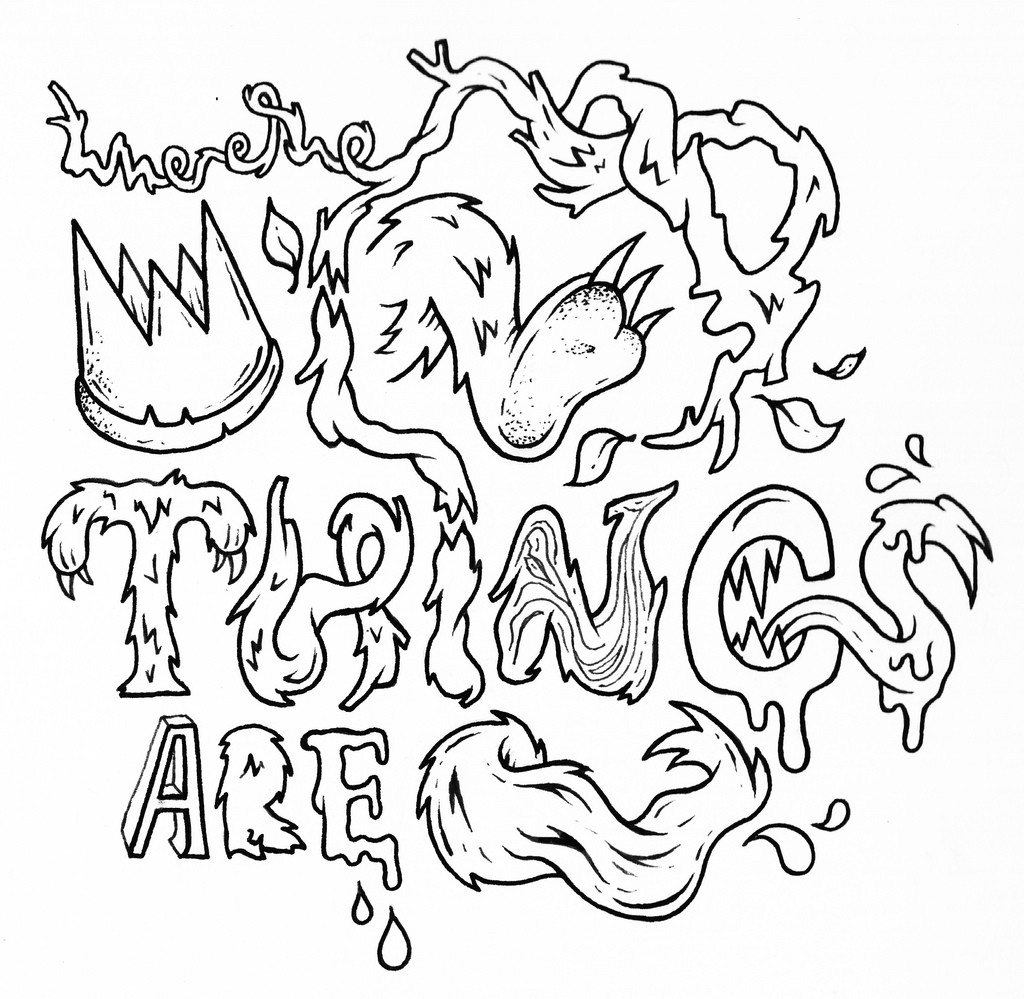 1024x999 Coloring Pages Where The Wild Things Are