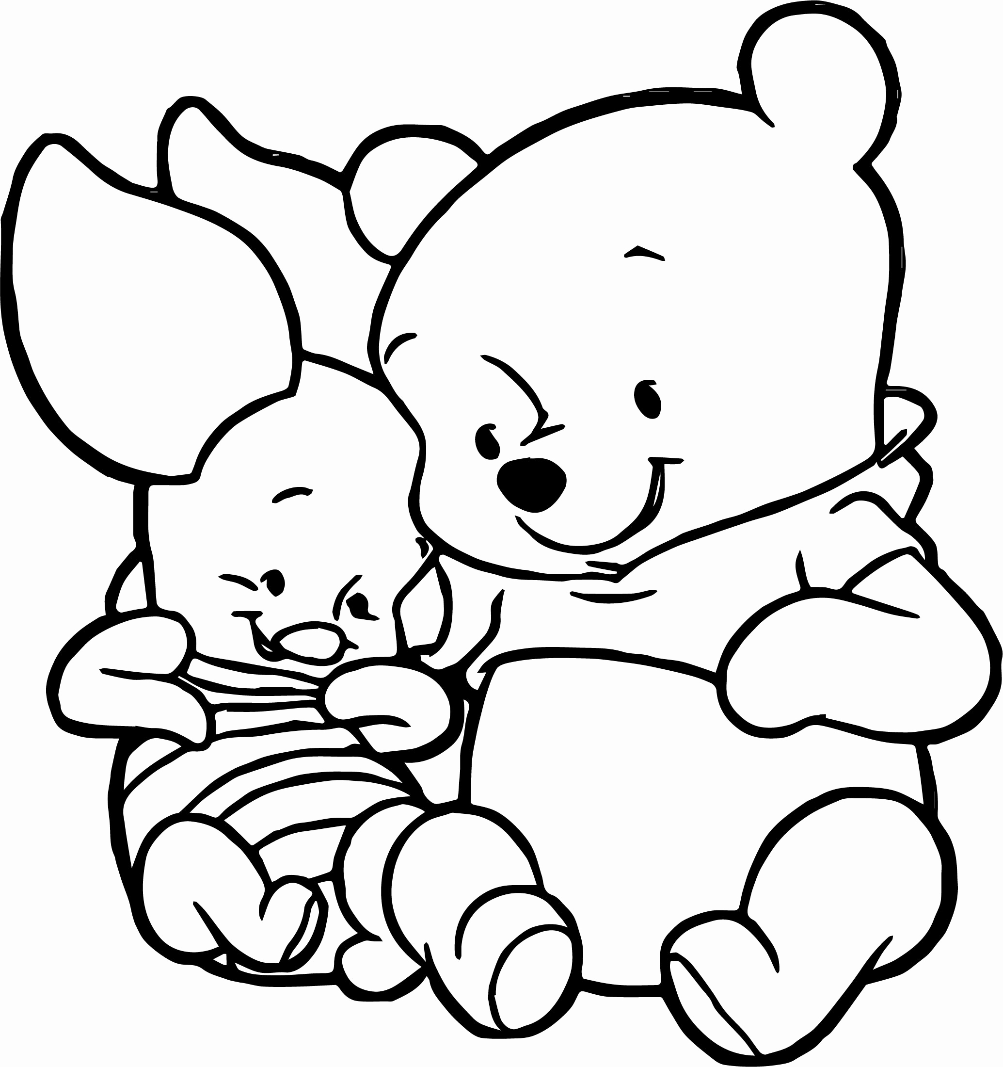 2069x2200 Cute Piglet Coloring Pages Collection Cute Baby Piglet Winnie