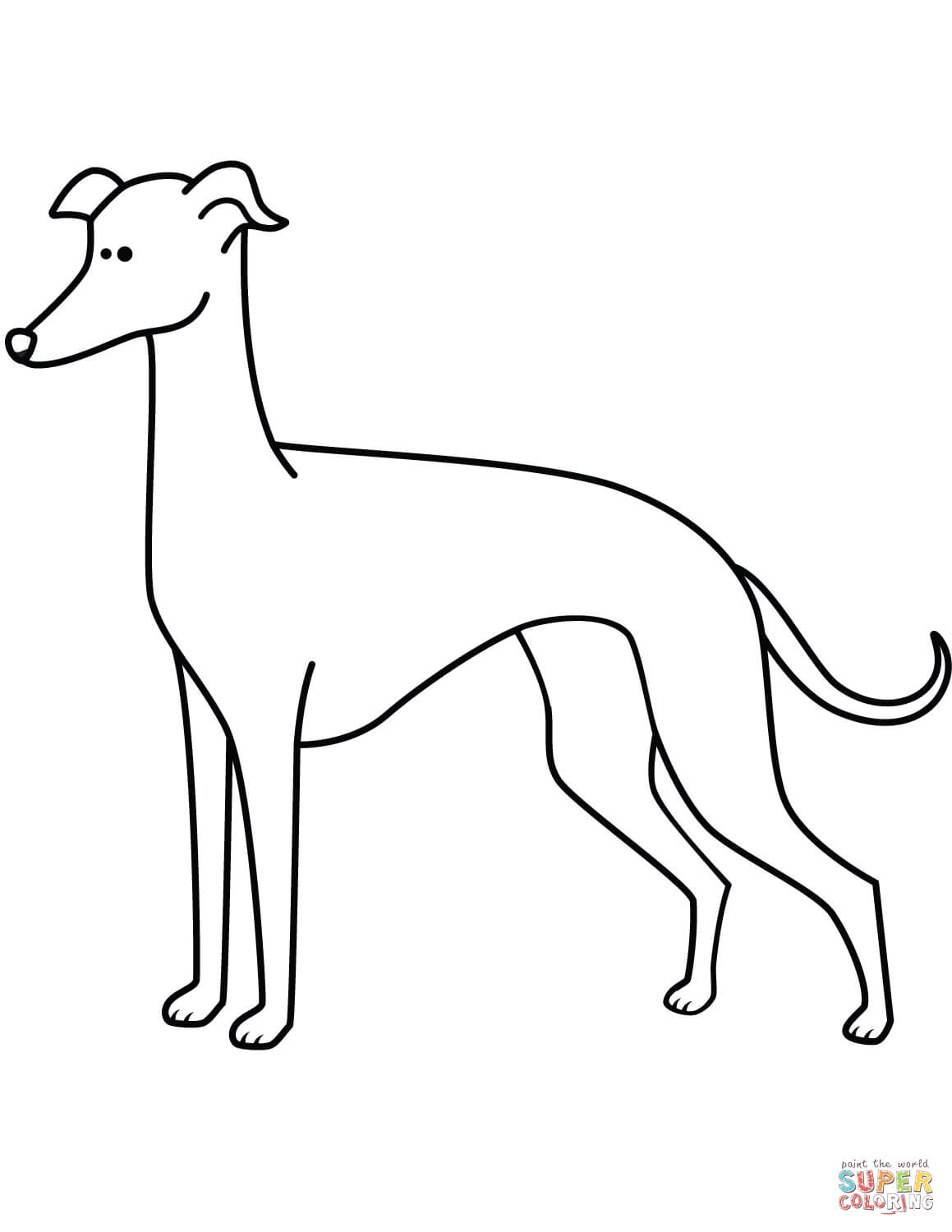 1159x1500 Bargain Whippet Coloring Pages Funny Greyhound
