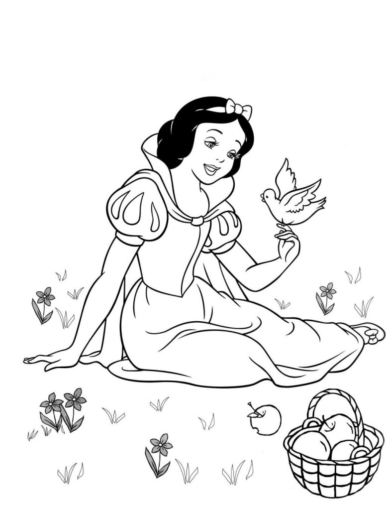 776x1024 Coloring Pages And Coloring Books. Snow White Coloring Book