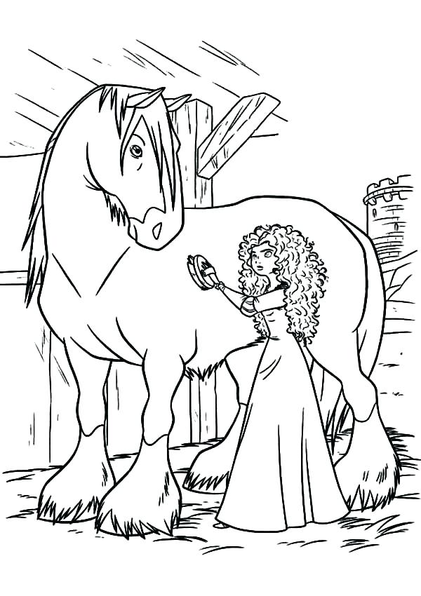 600x850 Black And White Horse Coloring Pages Cute Pony Page For 1