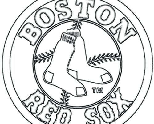 500x401 Red Sox Coloring Pages Red Sox Coloring Pages Red Logo Red Sox
