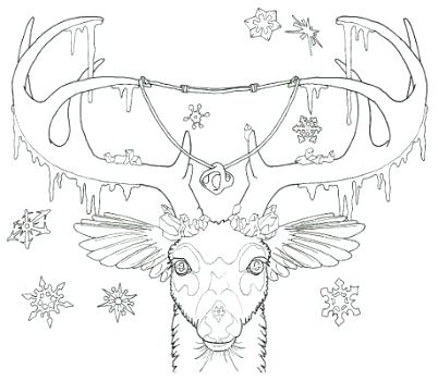 402x350 Buck Coloring Pages Ice Whitetail Buck Coloring Pages