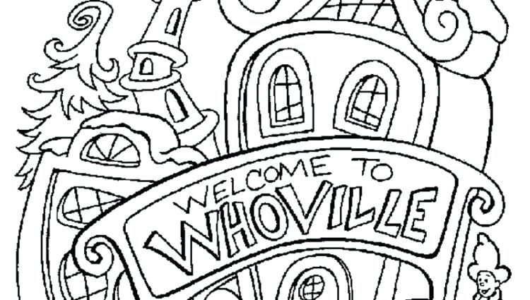 750x425 Whoville Coloring Pages The Driving Into Dr Seuss Whoville