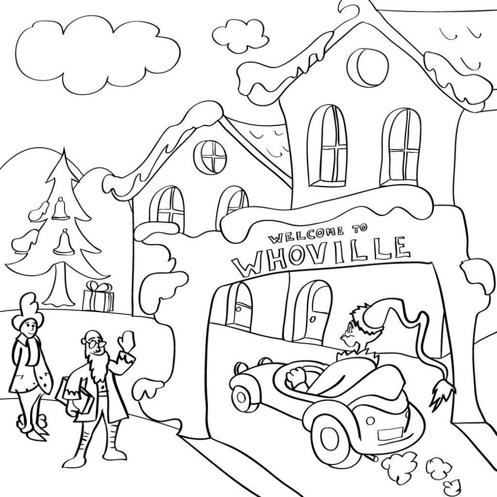 1024x1024 Grinch Christmas Printable Coloring Pages Grinch And Grinch