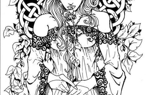 469x304 Wiccan Coloring Pages Just Colorings