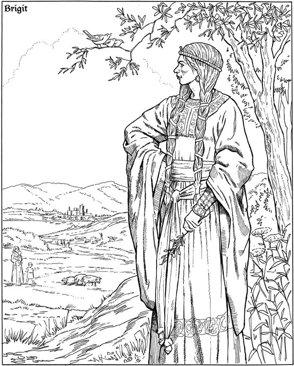 603x750 Pagan Coloring Pages Wicca Coloring Page Wiccan Coloring Page