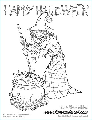 325x421 Halloween Coloring Pages For Toddlers