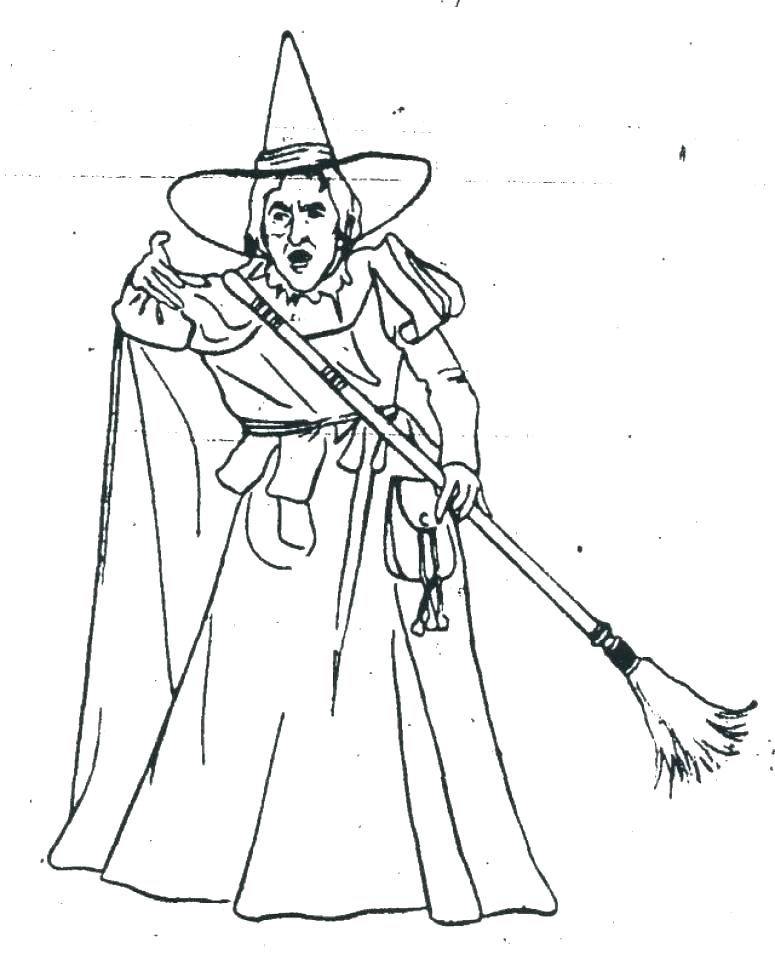 775x960 Wicked Witch Of The West Coloring Pages Wizard Of Oz Coloring