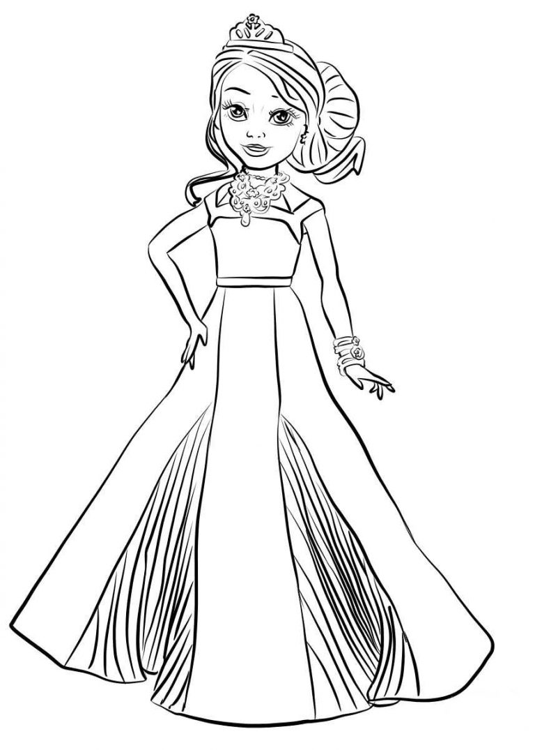 768x1075 Fresh Design Descendants Coloring Pages Kids N Funcom 15 Coloring