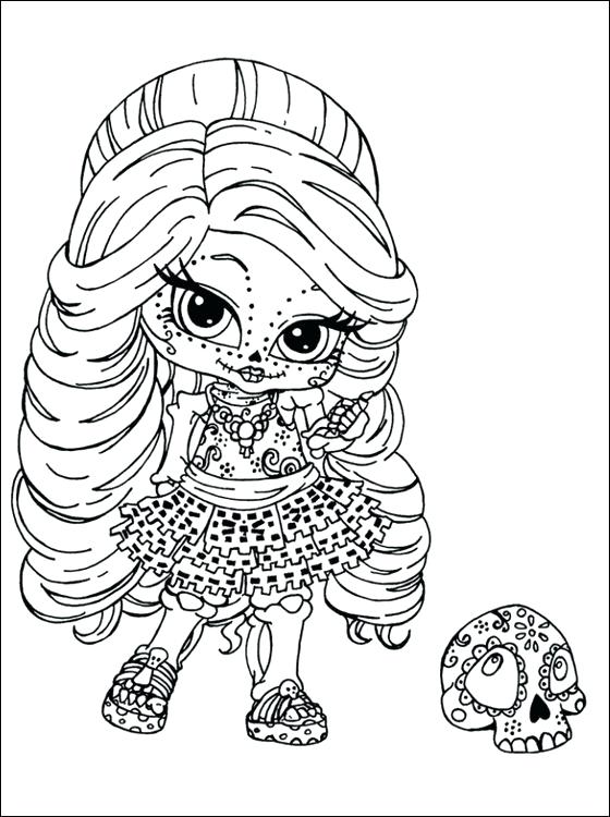 560x750 Free Monster High Coloring Pages Monster High Coloring Pages