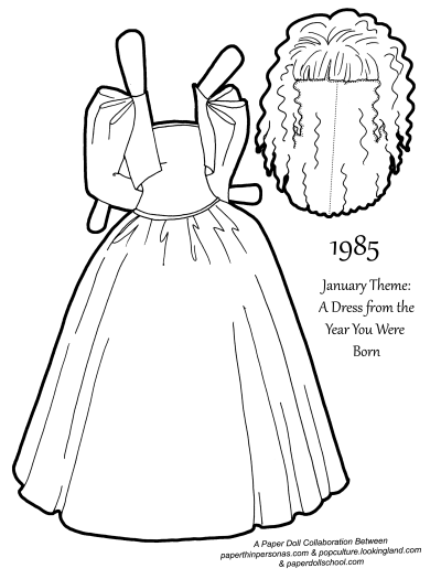 400x525 Collaborative Paper Doll Project 2017 The Year I Was Born 1985