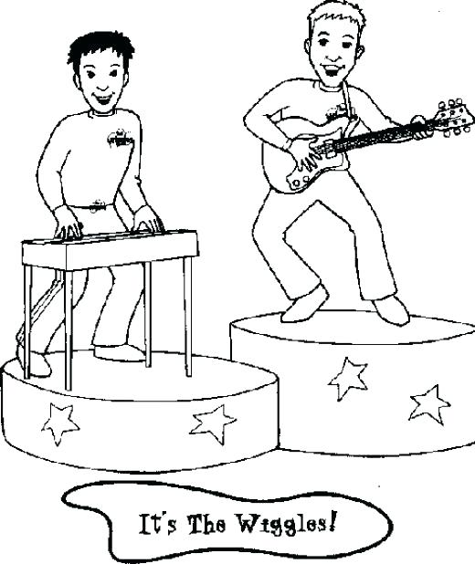 520x618 The Wiggles Coloring Pages Here Are The Wiggles Coloring Pages
