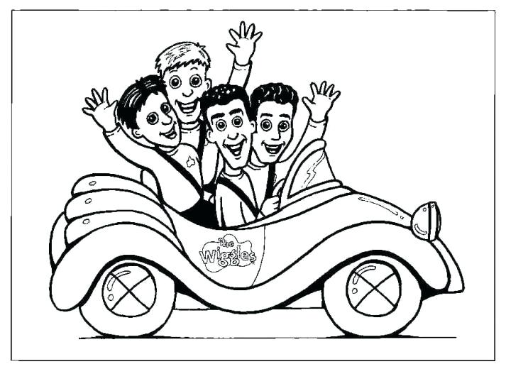 713x520 The Wiggles Coloring Pages Wiggles Coloring Page Emma Wiggle