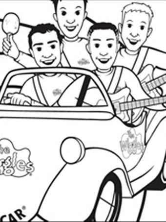 340x453 Wiggles Coloring Pages Wiggles Halloween Coloring Pages Kids