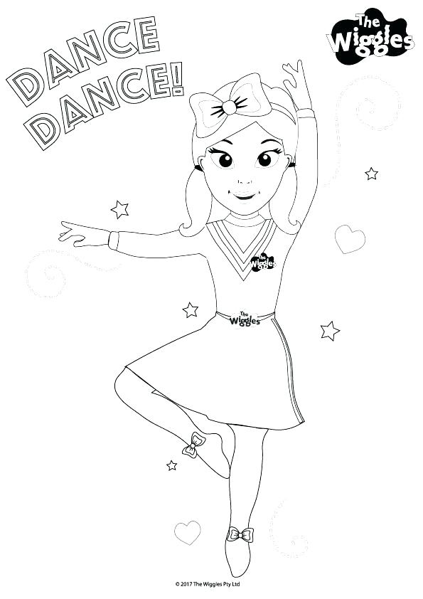 595x842 Wiggles Coloring Pages