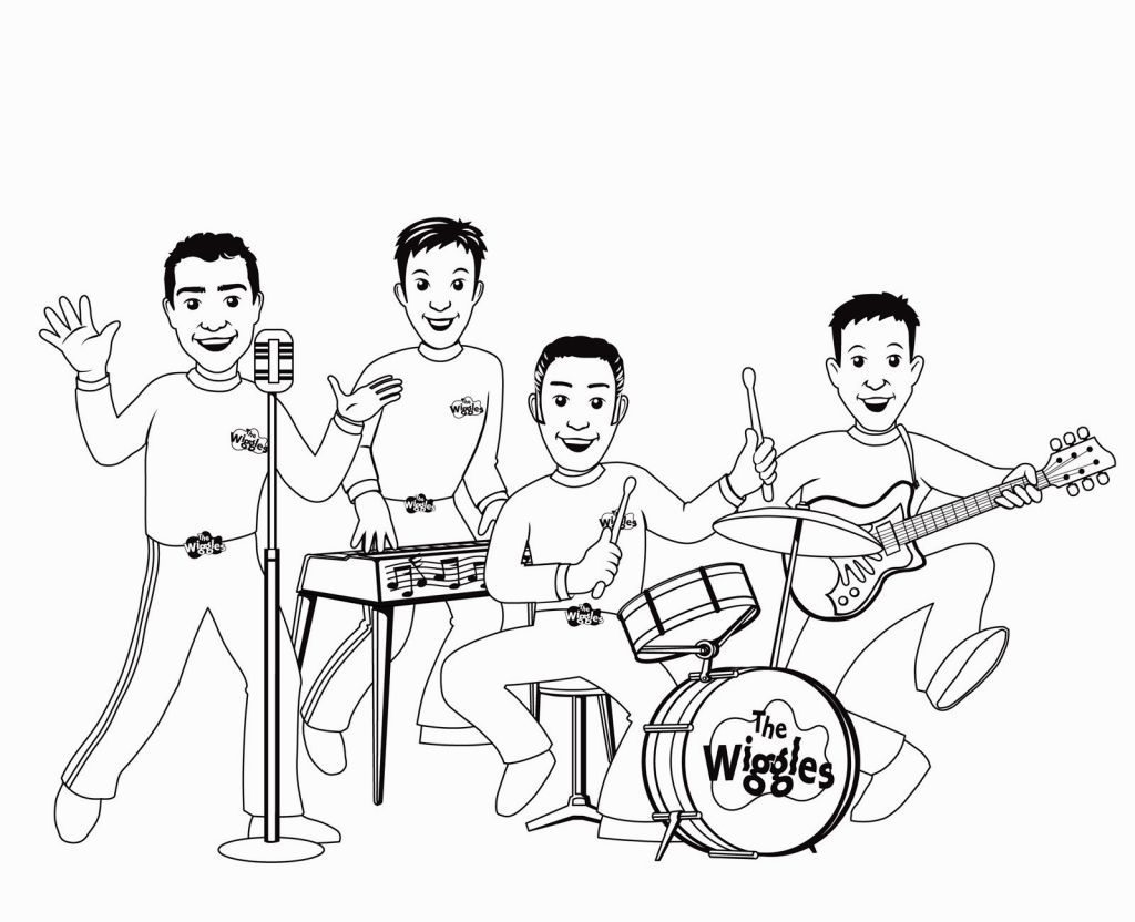 1024x832 On The Wiggles Coloring Pages