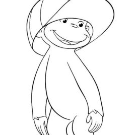 268x268 Monkey Template Animal Templates Free Amp Premium Templates Snow