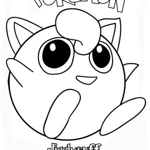 300x300 Pokemon Jigglypuff Jumping Coloring Page Pokemon Jigglypuff