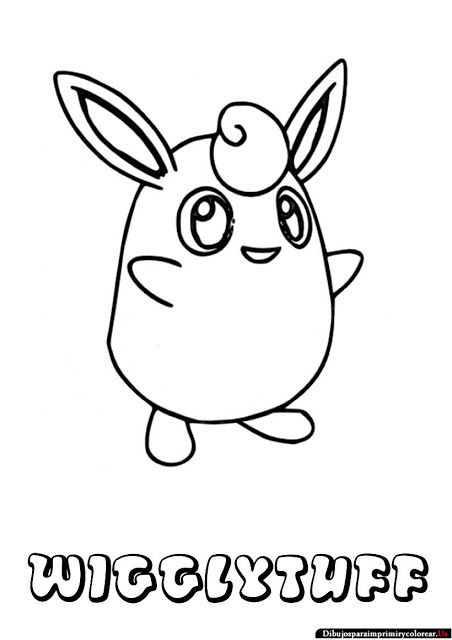 452x640 Dibujos De Pokemon Para Imprimir Y Colorear Wigglytuff