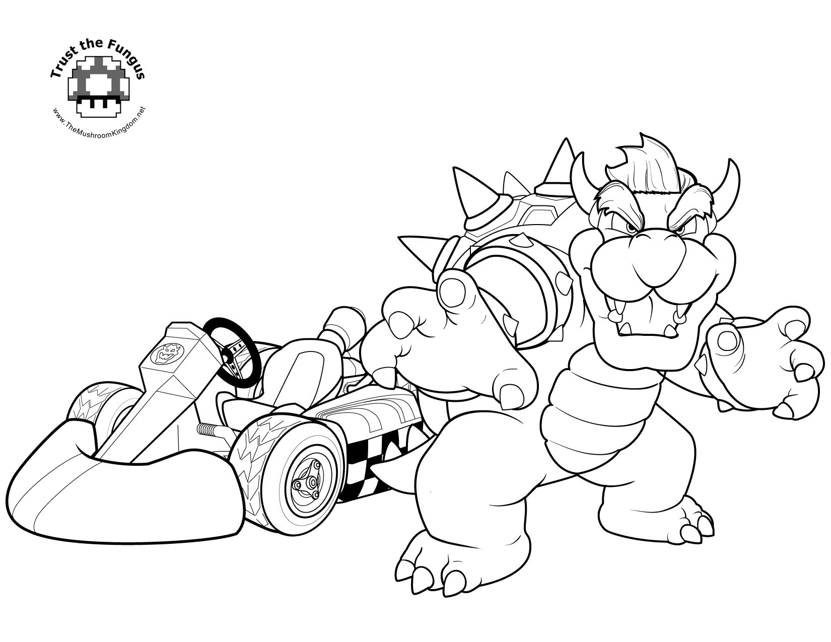 1650x1275 Toad In Mario Kart Wii Coloring Page Free Printable Pages Lovely