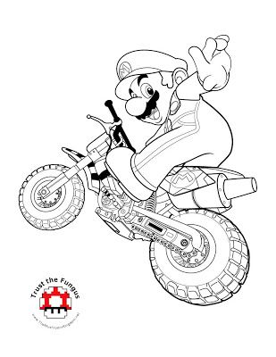 309x400 Jimbo's Coloring Pages Mario Kart Wii Coloring Pages For My