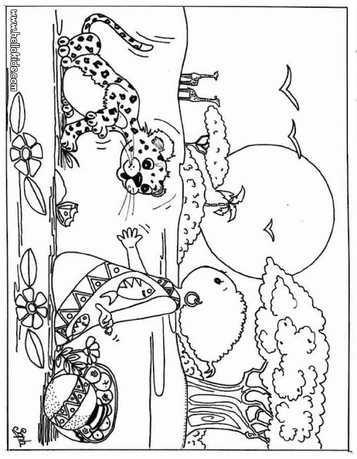 700x900 Wild Animal Coloring Pages