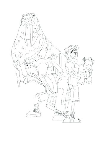 359x480 Wild Kratts Coloring Pages To Print Wild Coloring Pages Print Kids