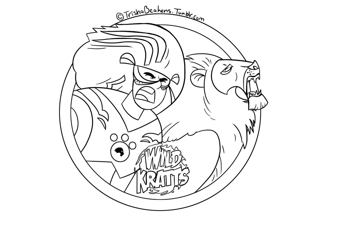1095x730 Wild Kratts Coloring Pages