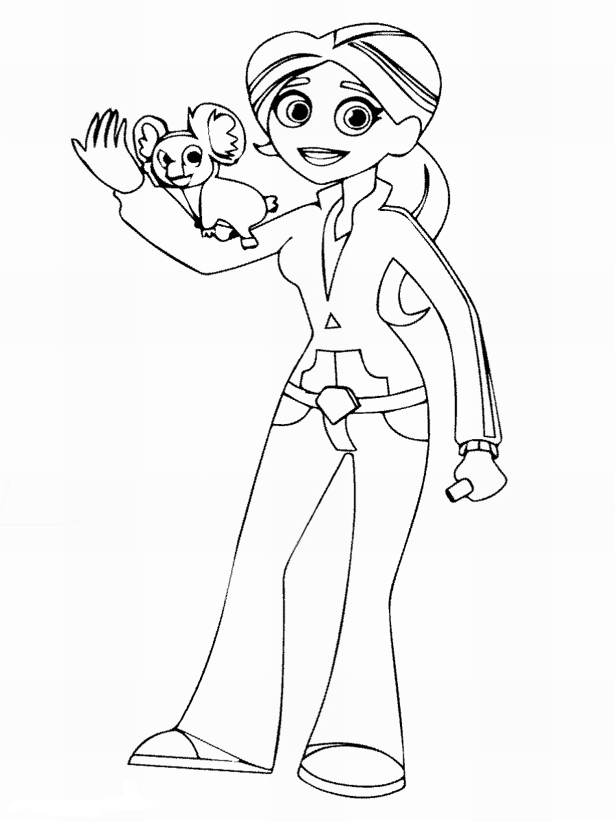 898x1200 New Wild Kratts Coloring Pages Gallery Printable Coloring Sheet