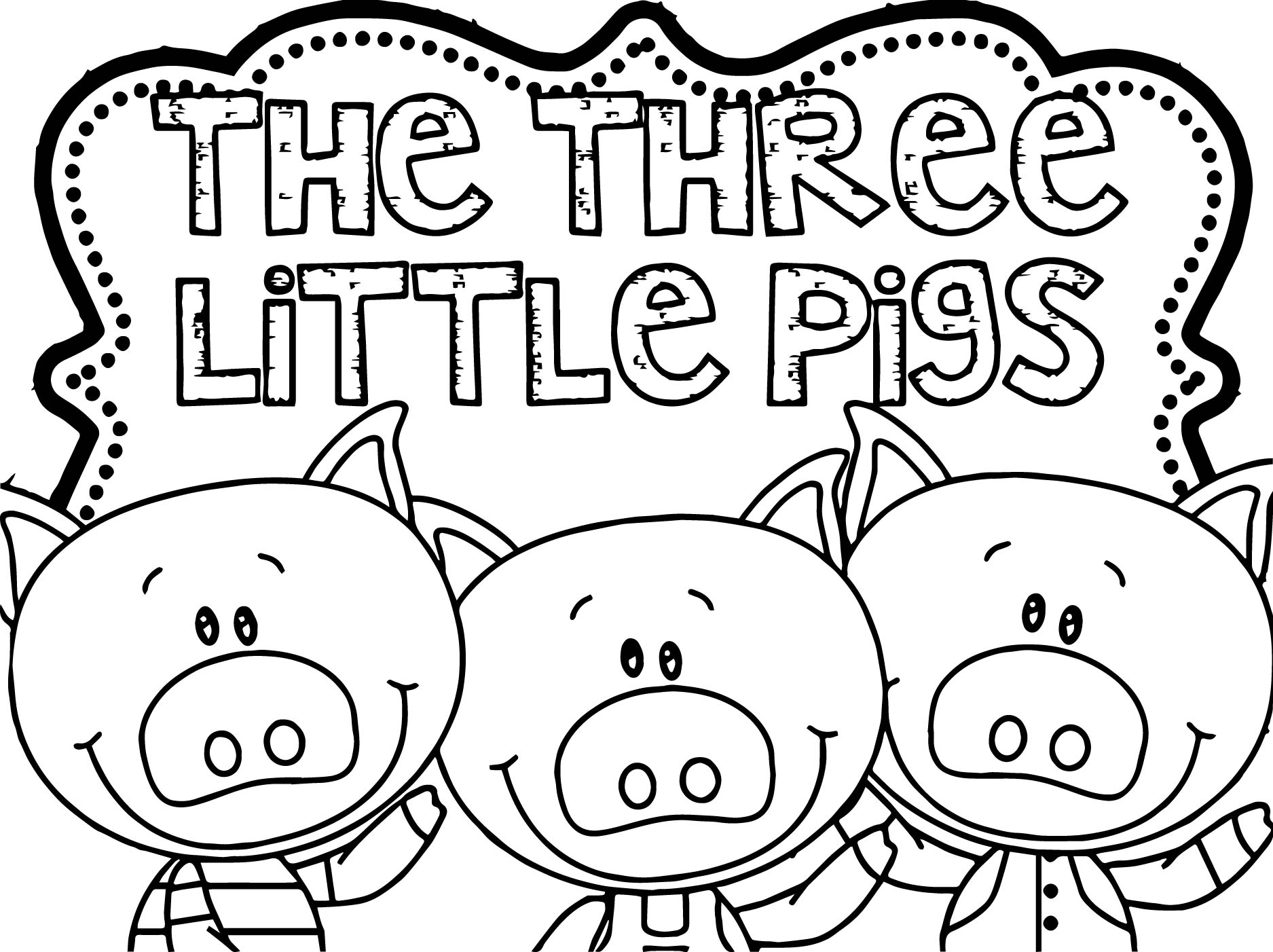 Wild Pig Coloring Pages