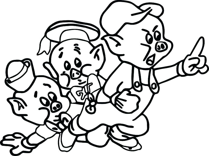 805x599 Happy Coloring Pages Pigs Nice Unknown Happy Coloring Pages