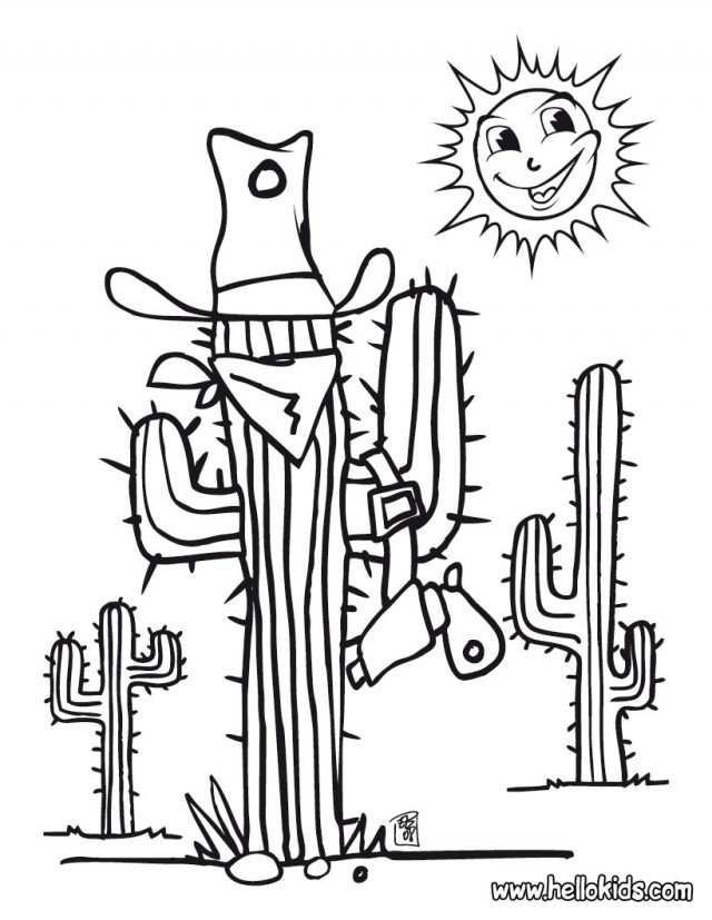 640x827 Peachy Wild West Coloring Pages For Kids With The Cowboy Hats