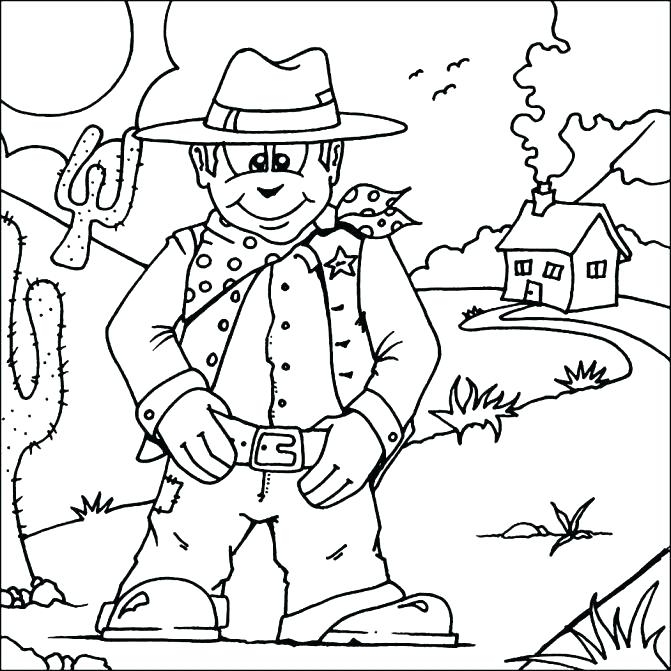671x671 Sheriff Callie Printable Coloring Pages Wild West Coloring Page