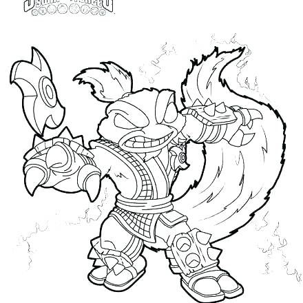 440x440 Skylanders Trap Team Wildfire Coloring Pages Pop Fizz Coloring