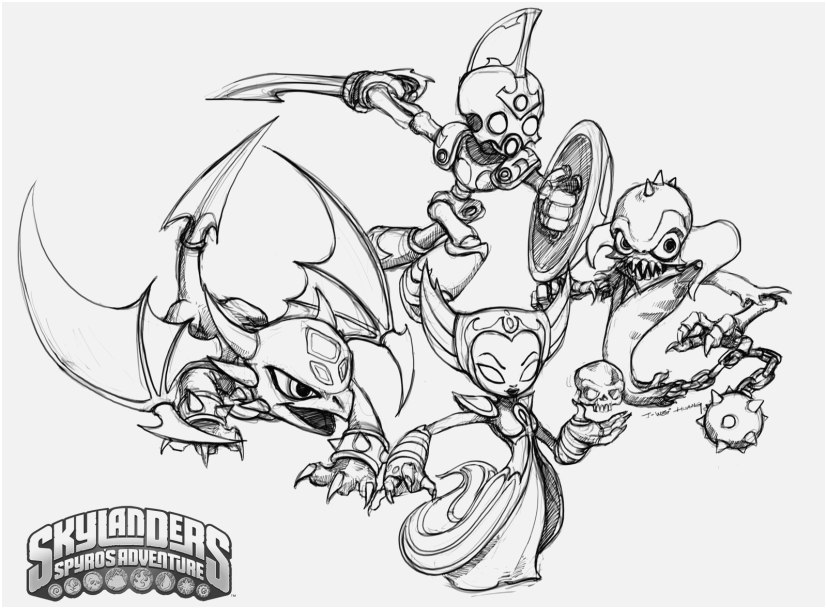 827x609 Skylanders Trap Team Wildfire Coloring Pages Shoot Skylanders Trap