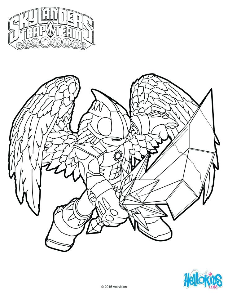 736x951 Coloring Pages Of Skylanders Gusto Coloring Page From Trap Team