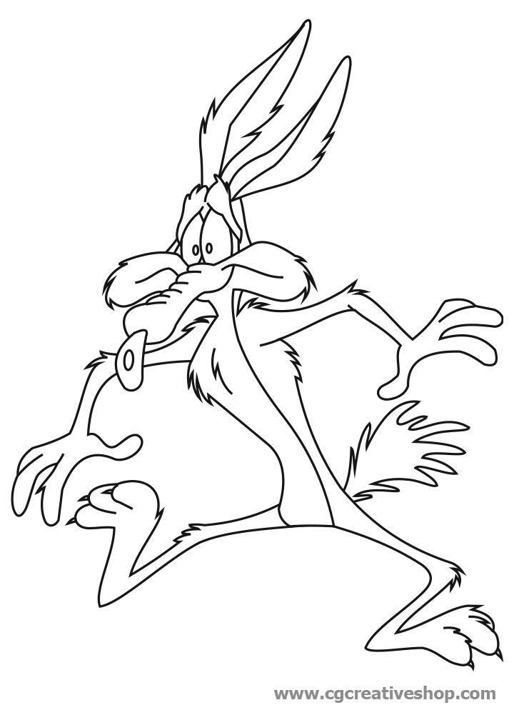 720x1008 Wile E. Coyote Coloring Pages