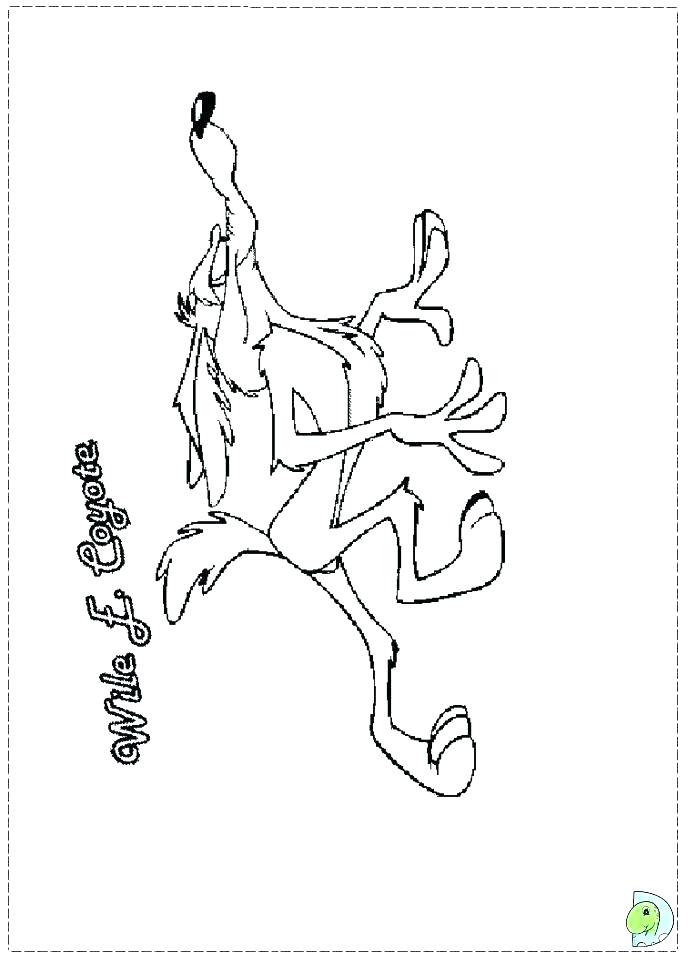 691x960 Coyote Coloring Pages Coyote Coloring Pages Coyote Coloring Wile E