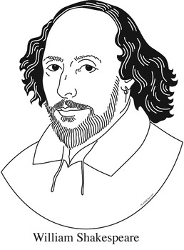 258x350 Shakespeare Clip Art, Coloring Page, Or Mini Poster By Cordial Clips