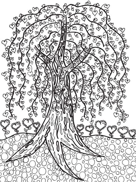 478x640 410 Best Adult Colouring Trees Leaves Landscapes Images Tree