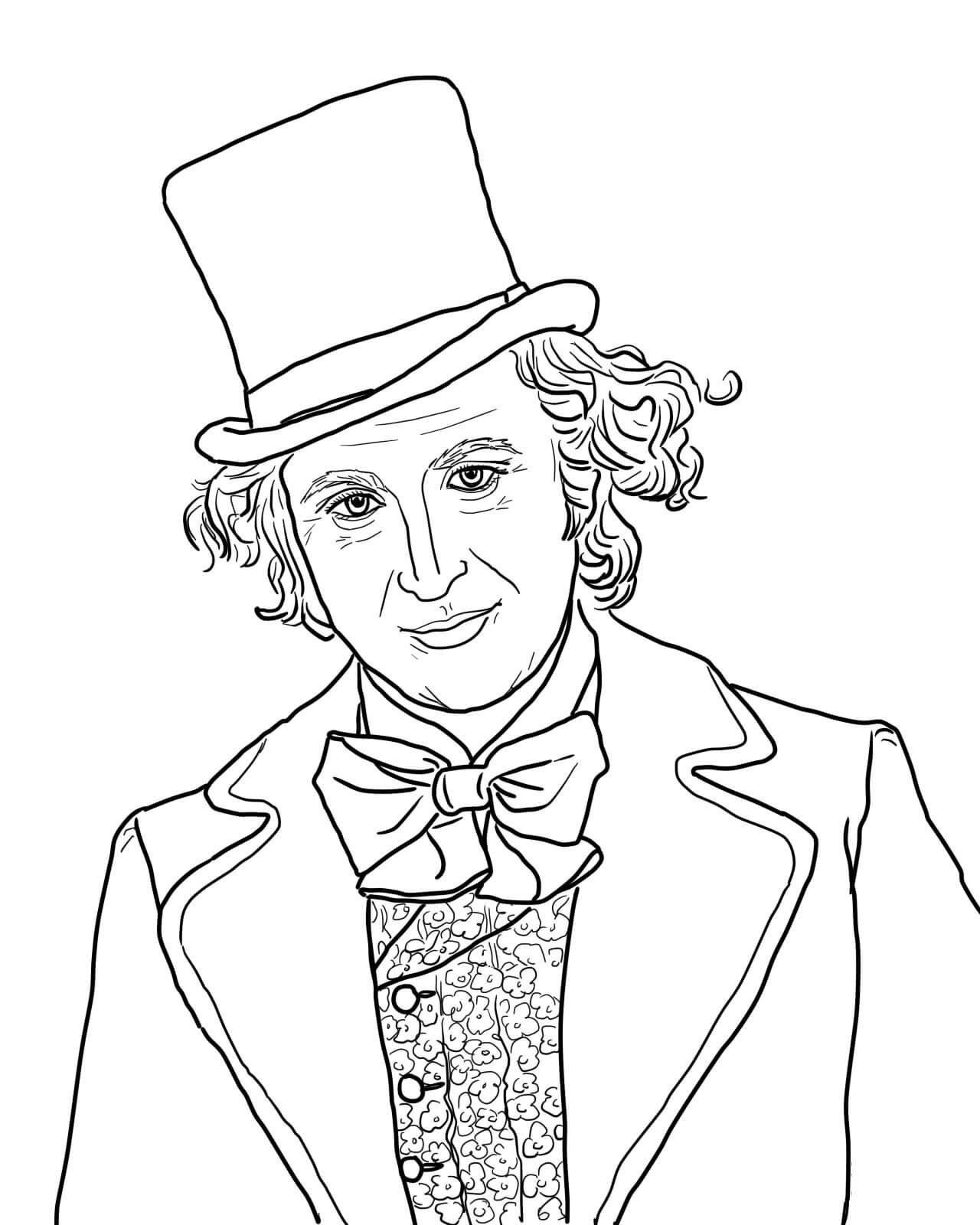 1280x1600 Willy Wonka And The Chocolate Factory Coloring Pages Coloring Book