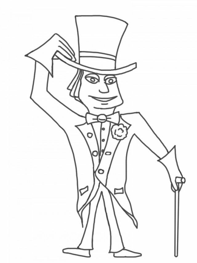 Willy Wonka Coloring Pages
