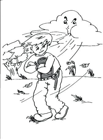 337x458 Windy Day Coloring Pages
