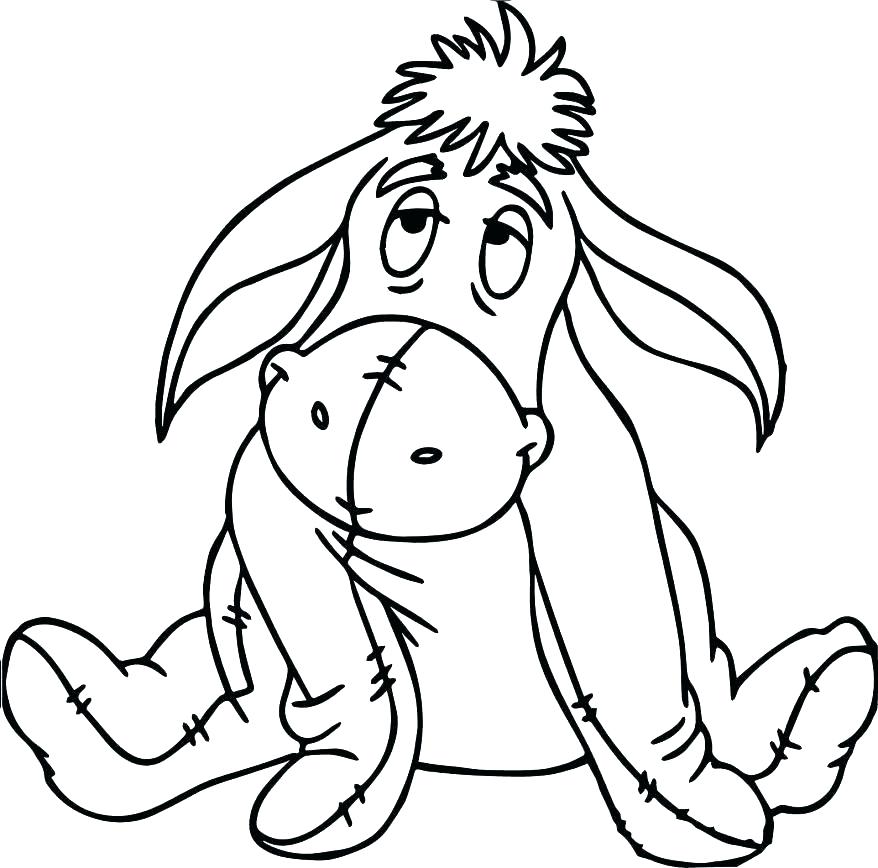 878x868 Piglet Coloring Pages Piglet On Ice Piglet Is Caught In