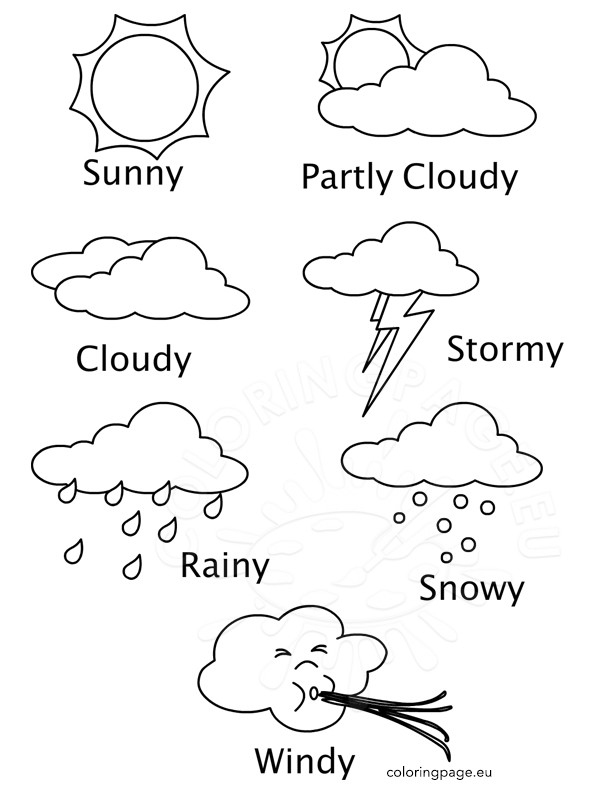 595x793 Top 89 Weather Coloring Pages